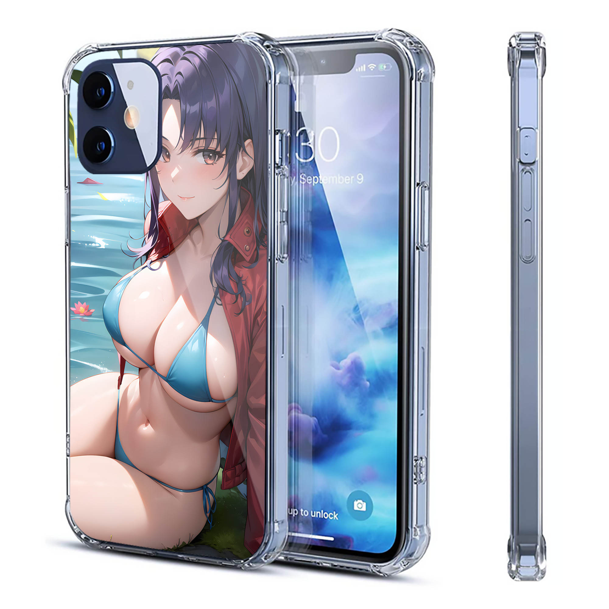 （画像用） EVA 新世紀エヴァンゲリオン 【iPhone 12シリーズ対応】透明スマホケース（クリアソフトケース）